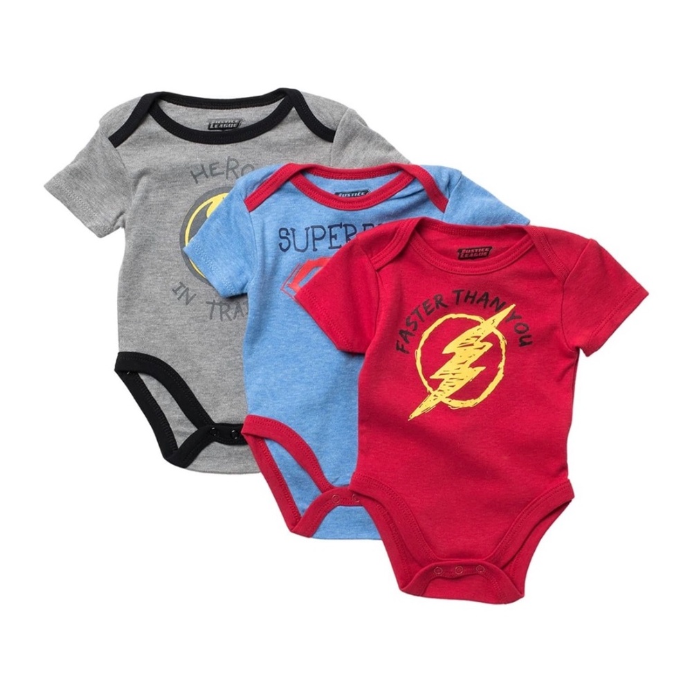 Super Hero Justice League bodysuit One Piece Set